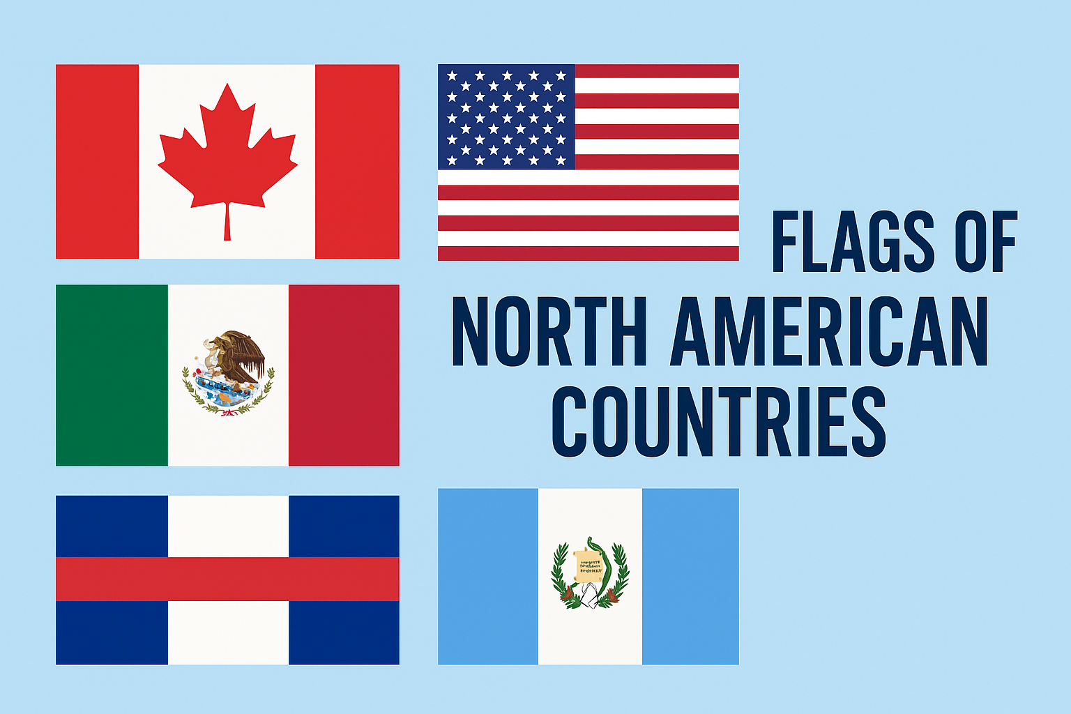 Flags of North American countries